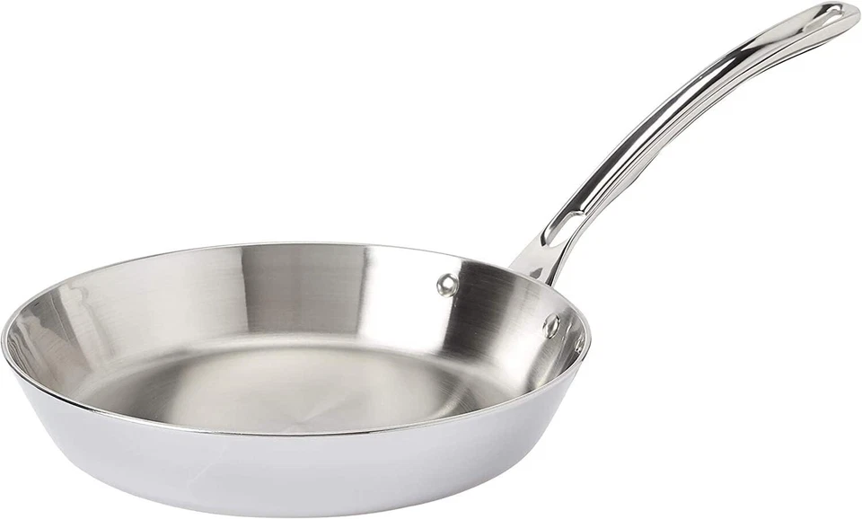Viking 3 PLY 18/8 Stainless Steel 8" Frying Pan Aluminum Core Dishwasher Safe - Image 2 of 4
