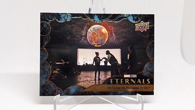 2023 Upper Deck Marvel Eternals I'm Close to Figuring It Out Blue #/299 #40