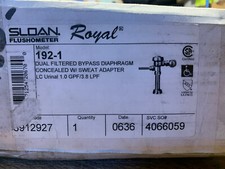 Sloan Royal 192-1 Concealed Urinal Flushometer List 462