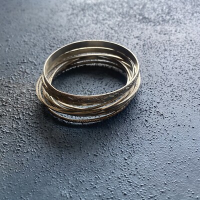 UNDERCOVER 2003SS SCAB Ethnic Bangle Bracelet Silver 10