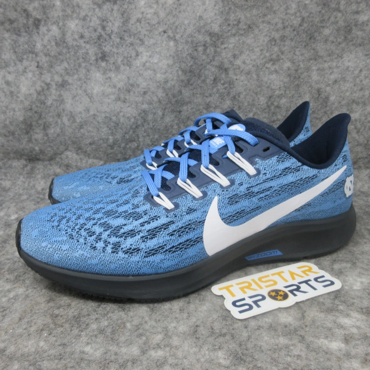Nike Zoom Pegasus 37 North Carolina UNC Tarheels Mens Shoes Size 14 CZ5395-100 Unisex Nike Carolina Blue North Carolina Tar Heels Zoom  main image 2