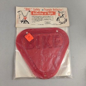 reflective safety triangle bicycle