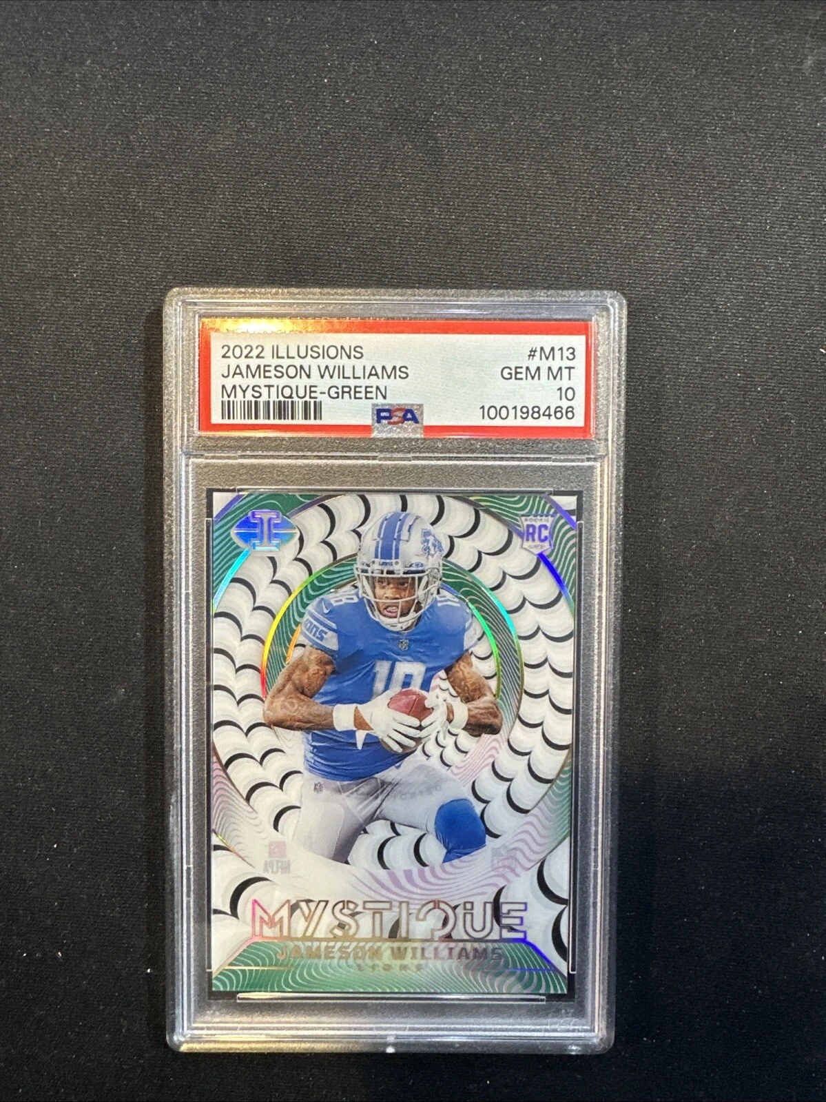 Jameson Williams Panini Illusions Mystique #M13 Green