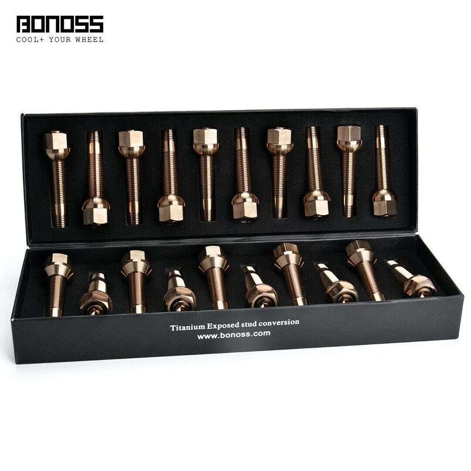 20 piezas 75 mm oro titanio perno conversiones para Mercedes Benz Audi VW BMW MINI Foto 4 de 4