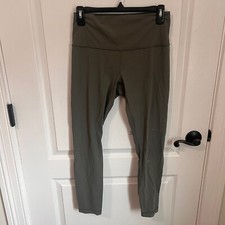 Lululemon Wunder Under High-Rise Tight Luxtreme Leggings Olive Green Size 8