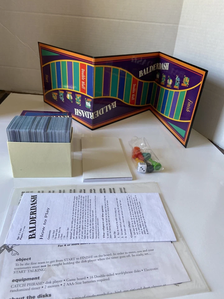 Balderdash Bluffing Board Game Mattel 2003 Version 5 Hilarious Catigories - Image 2 of 4