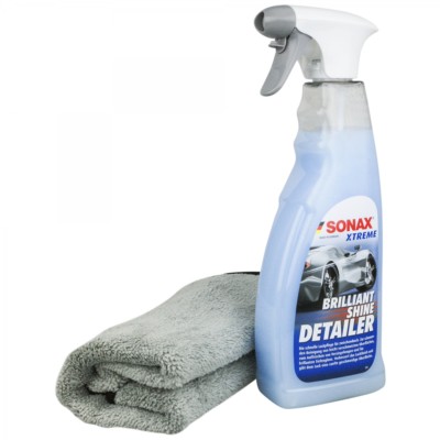 SONAX XTREME Brilliant Shine Detailer inkl. DFT Microfasertuch grau