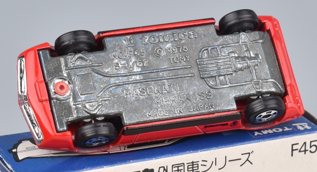 Tomica Foreign Series (Japan) 1/62 Maserati Merak SS F45 *MIB* | eBay