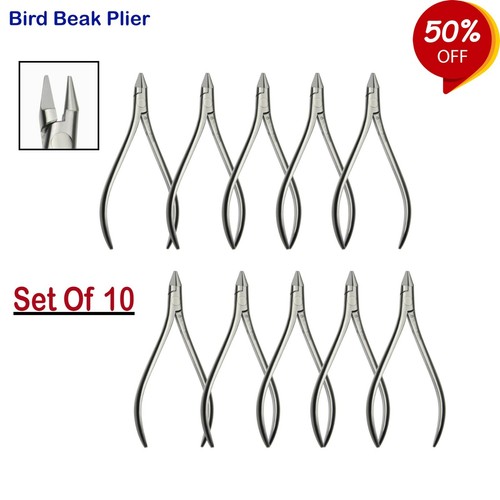 Orthodontic Bird Beak Light Wire Plier Dental Archwire Bending Loop Forming CE