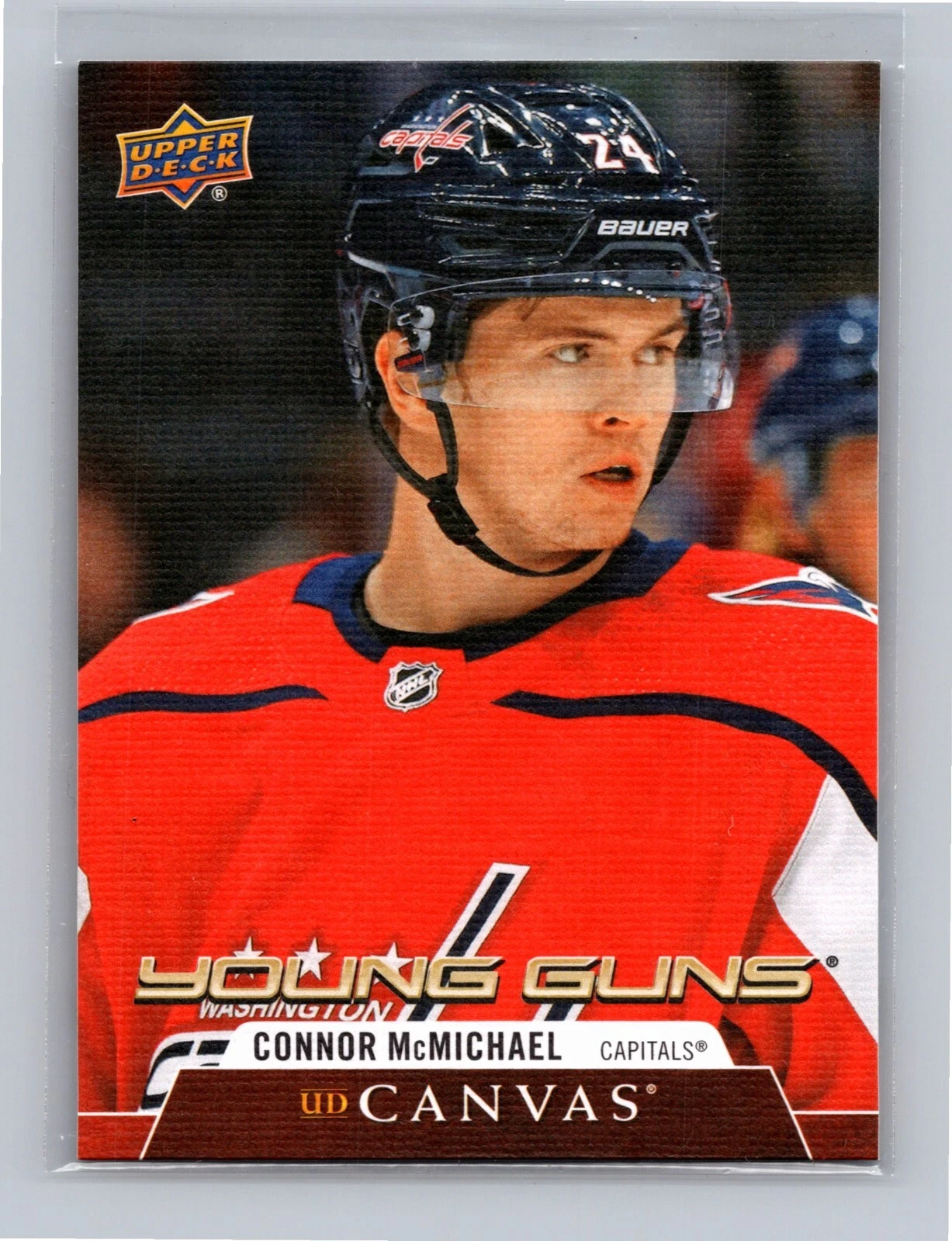 2020-21 Upper Deck - UD Canvas Young Guns Connor McMichael #C107 (RC) Rookie