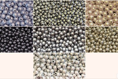 6mm 40St. Miracle Beads Magic Beads Wunderperlen 3D Effekt Ilumination Fädell. 2