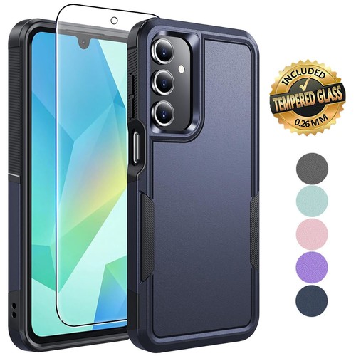 For Samsung Galaxy A16 5G A15 A14 A35 Case Durable Phone Cover Screen Protector