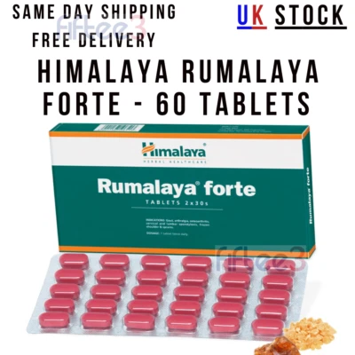 ✅ Himalaya Rumalaya Forte 60 Tablets for Knee Joint and Muscle Support Relief UK