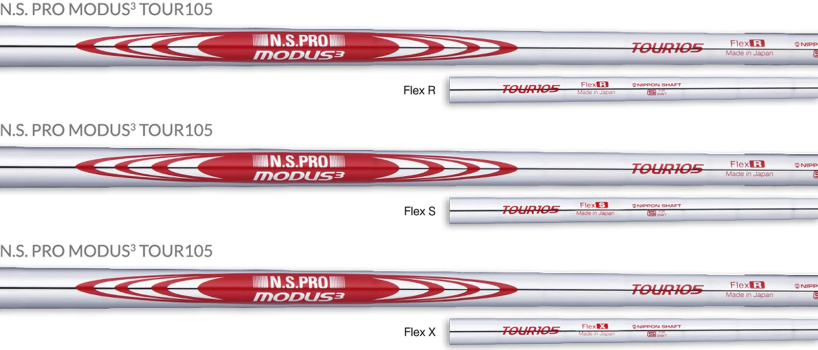 Nippon N.S. Pro Modus 3 Iron Shaft