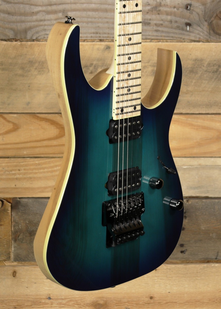sws117！　Ibanez prestige RG652AHM Ibanez Prestige RG652AHM - Nebula Green Burst | Sweetwater