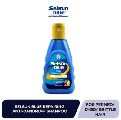 SELSUN BLUE Pro Anti-Dandruff Shampoo Repairing with Argan Oil & Pro Vit B5