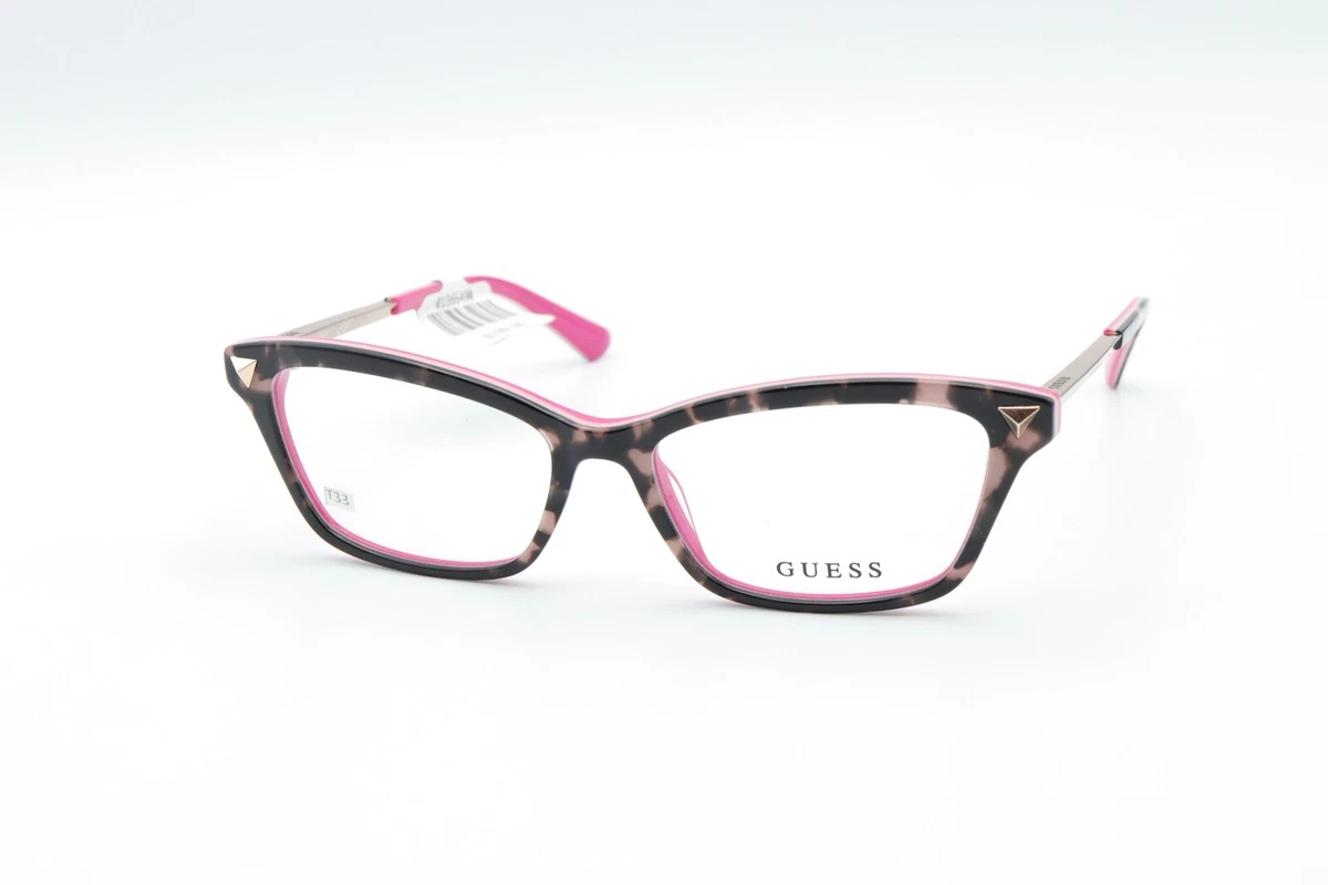 GUESS Eyeglasses GM0340-054-53 Size 53/16/cateye BRAND NEW W CASE GUESS Pink Metal Eyeglass Frames for sale | eBay main image 2