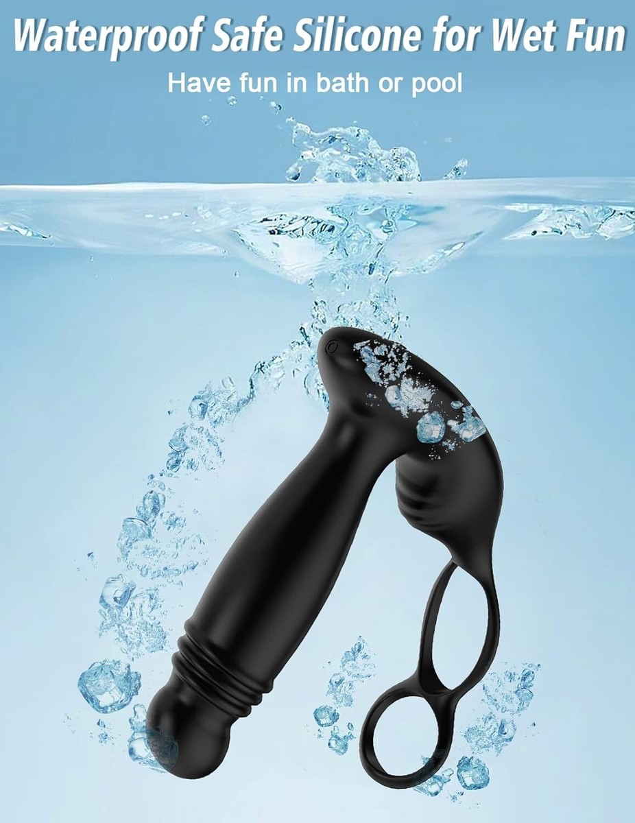 Remote Control Flapping Prostate Massager – Dual Motor, Waterproof, Silicone, Male Vibrator