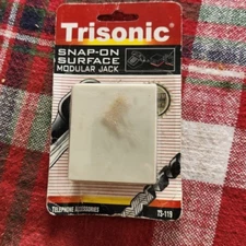 Trisonic Surface Mount Phone Jack TS-119 RJ11C New