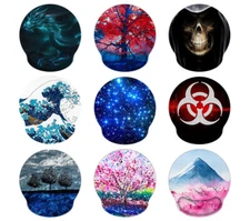 Gaming Mouse Pad w Wrist Rest Support & Non-Slip Base, Durable Ergonomic Design