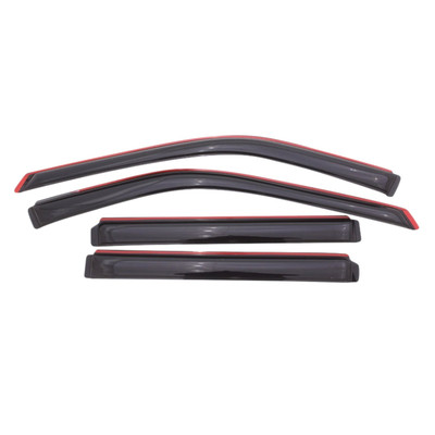 AVS Front & Rear In-Channel Smoke Window Ventvisors for 11-19 Ford Explorer