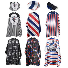Retro Pattern Waterproof Salon Barber Hair Cutting Cape