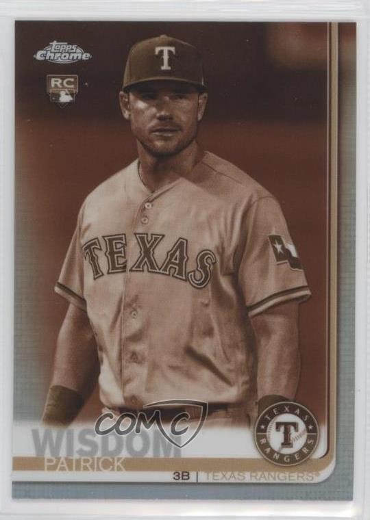 2019 Topps Chrome Sepia Refractor Patrick Wisdom #146 0f72