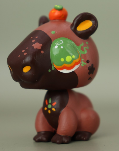 Hand painted Littlest Pet Shop custom. This is my night sky collie. The hair was hand sculpted using Kneaditite clay. This custom was made from a fake generation two paw up collie