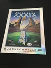 VINCE WILFORK AUTOGRAPHED SUPER BOWL XXXIX PROGRAM W/INSCR. JSA