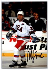 Mike Eruzione 1980 Team USA Miracle on Ice Hand Signed 4x6 Photo TC46-8724