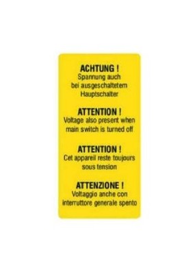 PROTEC.class 05102152 Prüfplaketten und Warnschil PMSSH (10 Stk.) ...