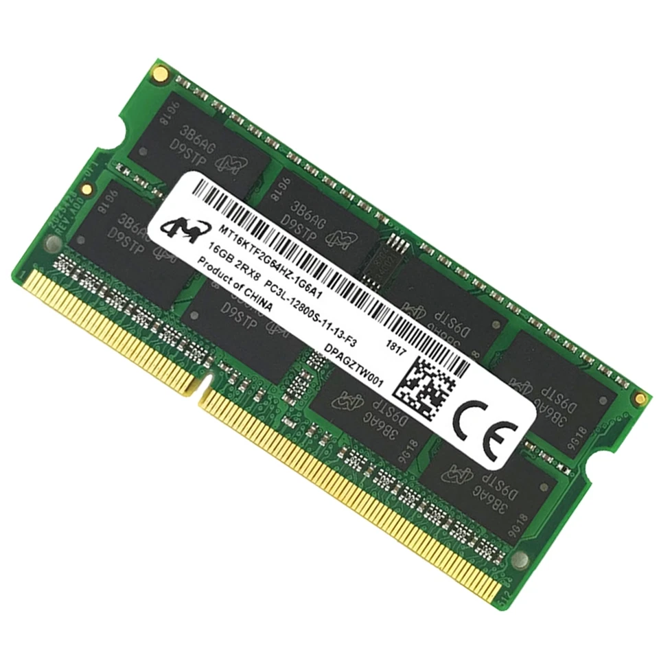 For Micron 1x 16GB DDR3L 1600 mhz PC3L-12800S 1.35V Laptop SODIMM Memory RAM - Image 4 of 4