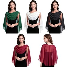 Women Shawl Evening Formal Sheer Business Transparent Shrugs Mother's Day Wrap