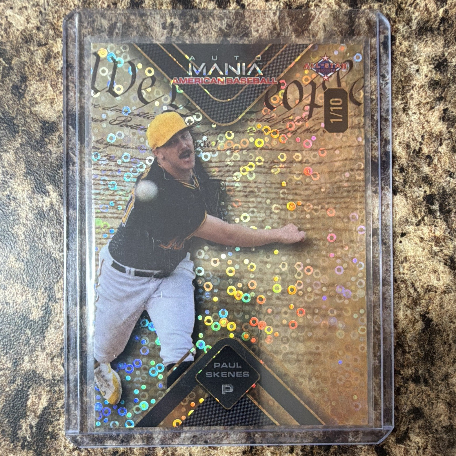 Wild Card 2024 Auto Mania American Baseball Paul Skenes AMAT-PS2 Auto 1/10
