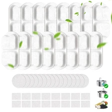48PCS Cat Water Fountain Filters for Oneisall 7L Pet Drinking Replacement Filter
