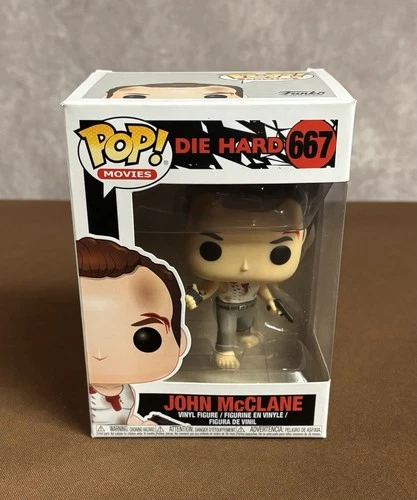 FUNKO POP! Die Hard 667 Bruce Willis / John McClane MOVIES NIB Vaulted & RETIRED