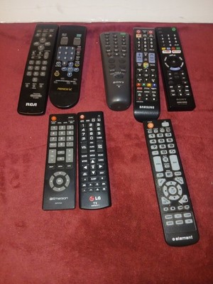 Lot Of Used Untested Tv Remotes.  Sony Samsung  LG Element