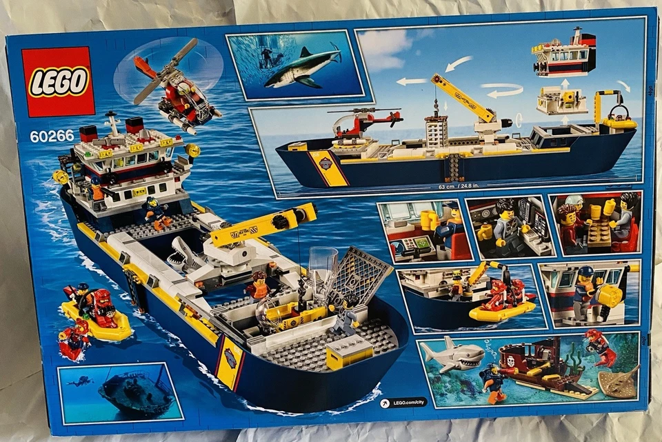 LEGO City 60266 Expeditionary Party Undersea Exploration Ship Express F/S - Image 2 of 4