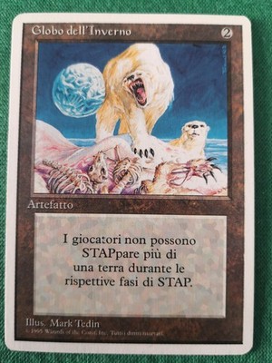 MTG Card Card Magic Winterball Tedin 1995 Zustand siehe Fotos