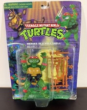 Vintage 1998 TEENAGE MUTANT NINJA TURTLES RAPHAEL New Raph Figure TMNT MOC NIP