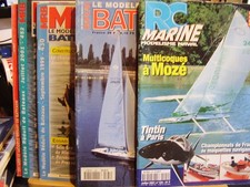COLLECTION OF 5 X MODEL BOAT MAGAZINES FOREIGN TEXT NOT ENGLISH