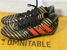 adidas NEMEZIZ MESSI 17.3 FG JR CP9173 BLACK-GOLD-ORANGE Youth Sz US 3.5 UK 3