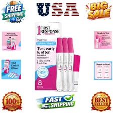 Comfort Check Pregnancy , 8 Count, Pink  White