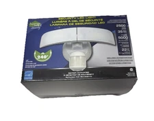 Home Zone Security Motion Activated LED Light 240º Dual Head 2500 Lumens New