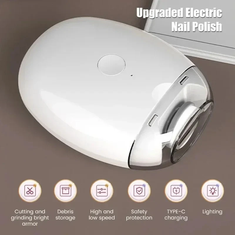 2 In 1 Electric Nail Clipper With LED Automatic Grinder Baby Adult
Opens in a new window or tab