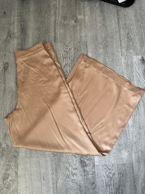 Ottod'Ame Viscose Wide Leg Trousers Nude Trousers Luxury Exclusive Collection