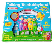 Teletubbies TALKING TELETUBBYLAND Interactive Fun Cot Toy 1996 BNIB