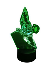 BECCACCIA, Lampada Illusione 3D Con LED - 7 Colori.