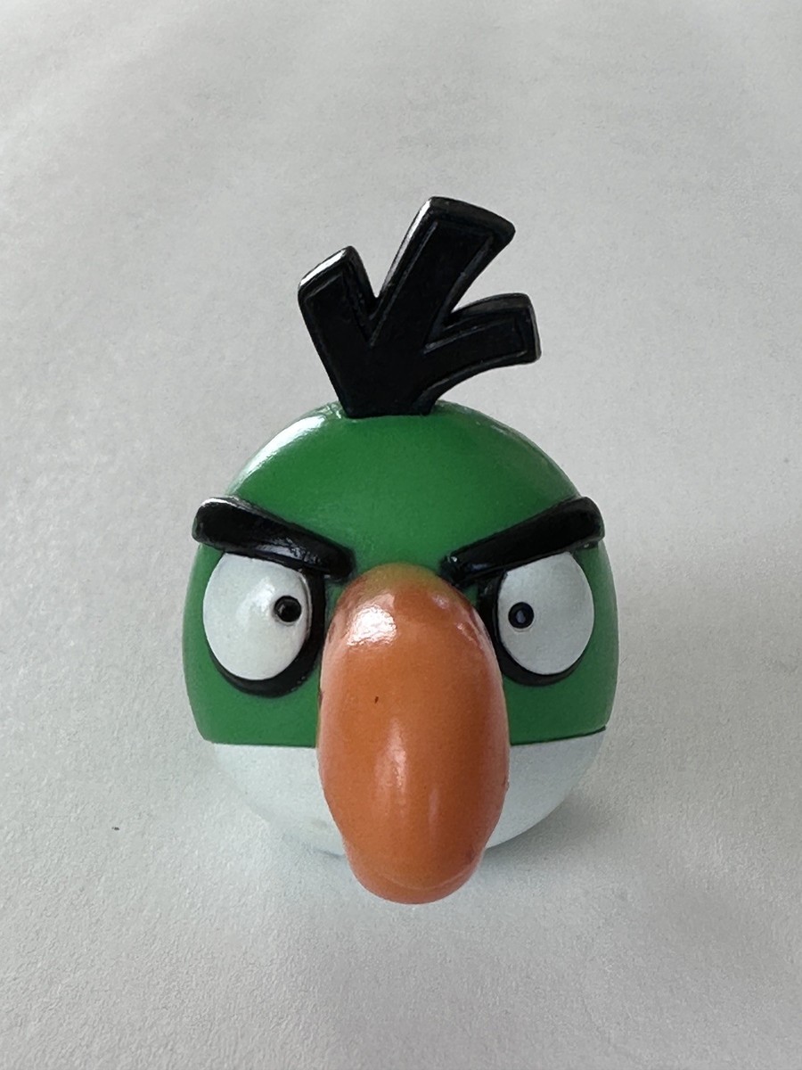 Hal Angry Birds Toucan Green Bird Figure RARE 3” Boomerang Plastic