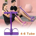Resistance Exercise Bands with Handles Full Body Workout Fitness Home Gym UK